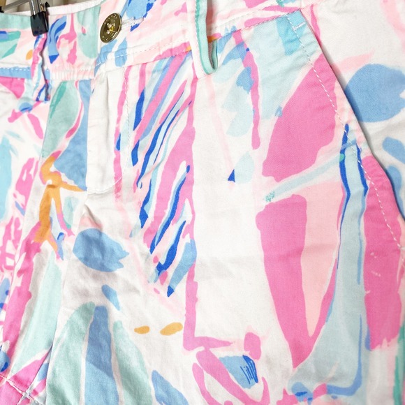 Lilly Pulitzer Callahan Shorts 00 Out to Sea - Picture 3 of 8